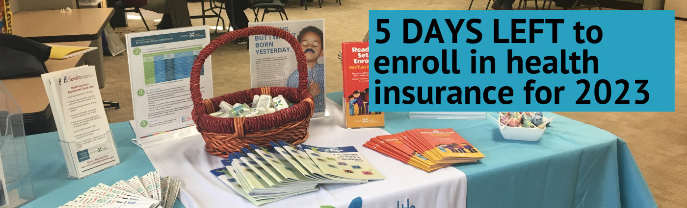 Enroll in Health Insurance by January 15!
